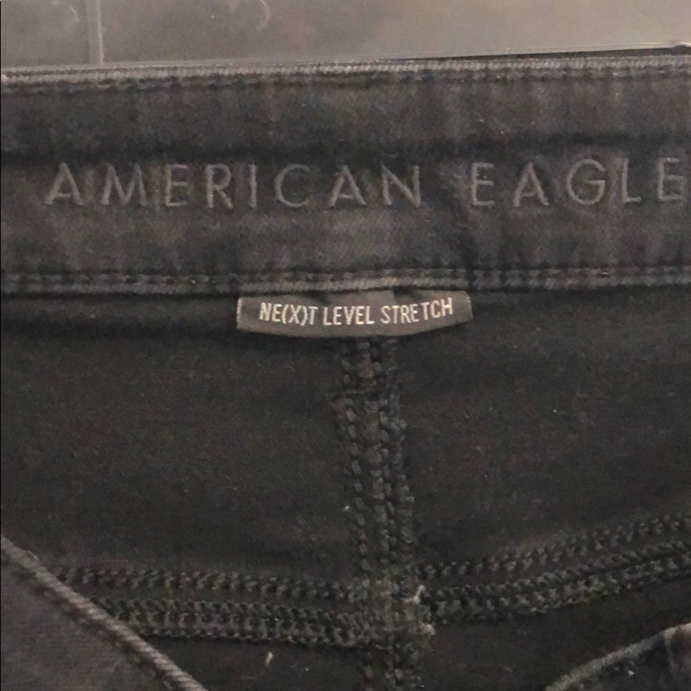 American Eagle black skinny jeans